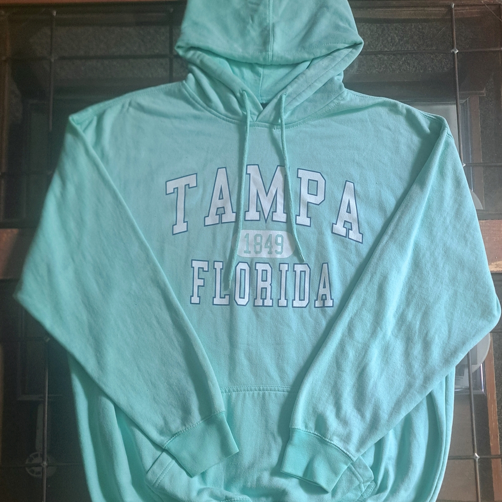 Tampa Florida Mint Green Hoodie